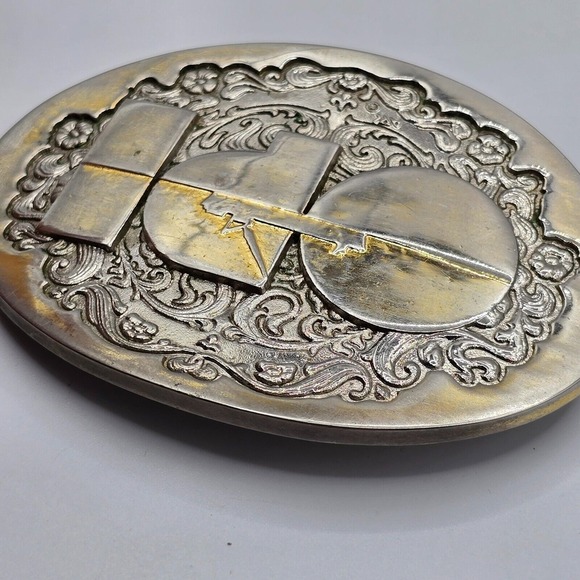 Vintage OPI Corporate Safety Department Houston Texas Bronze‎ Belt Buckle - Picture 6 of 11